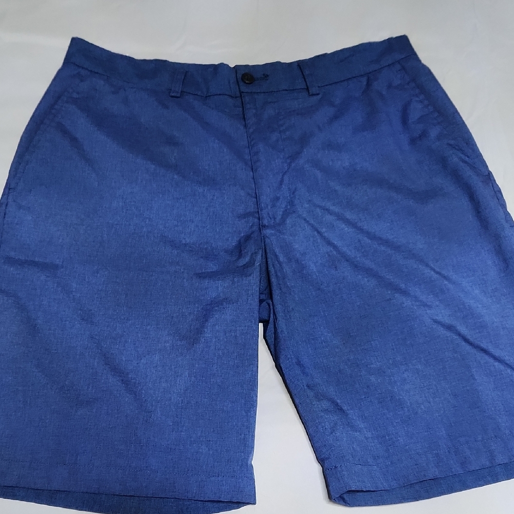 PGA Tour Men's Classic Blue Flat Front Shorts